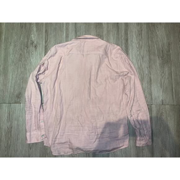 Faherty - Sunwashed Chambray Shirt /Coastal Muave /XL - Picture 3 of 8